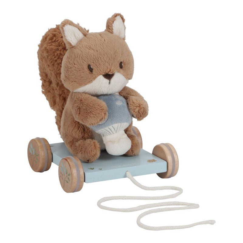 Arrastre ardilla peluche Forest Friend - Little Dutch