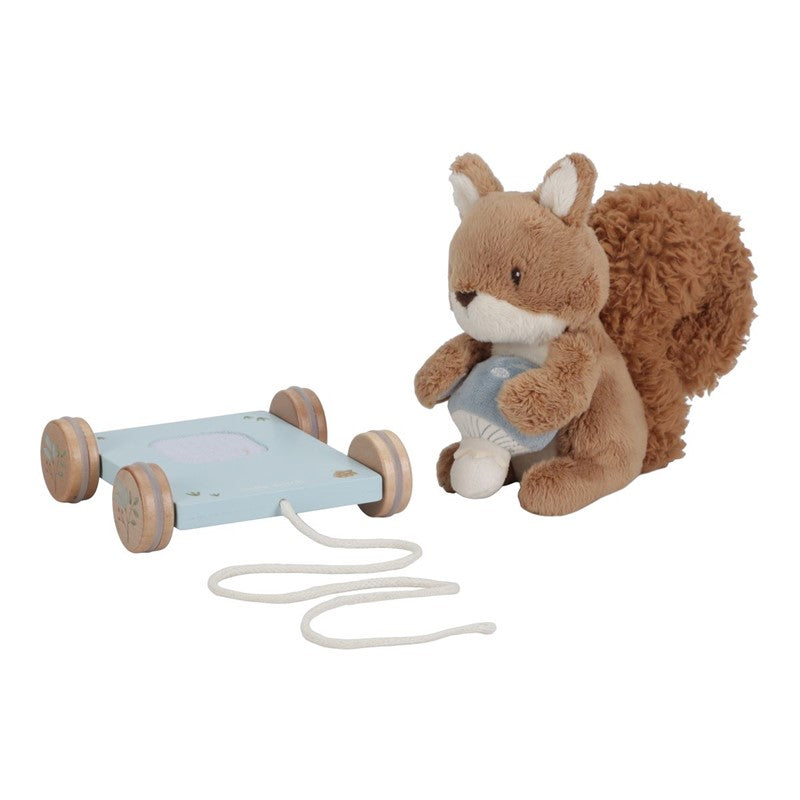 Arrastre ardilla peluche Forest Friend - Little Dutch