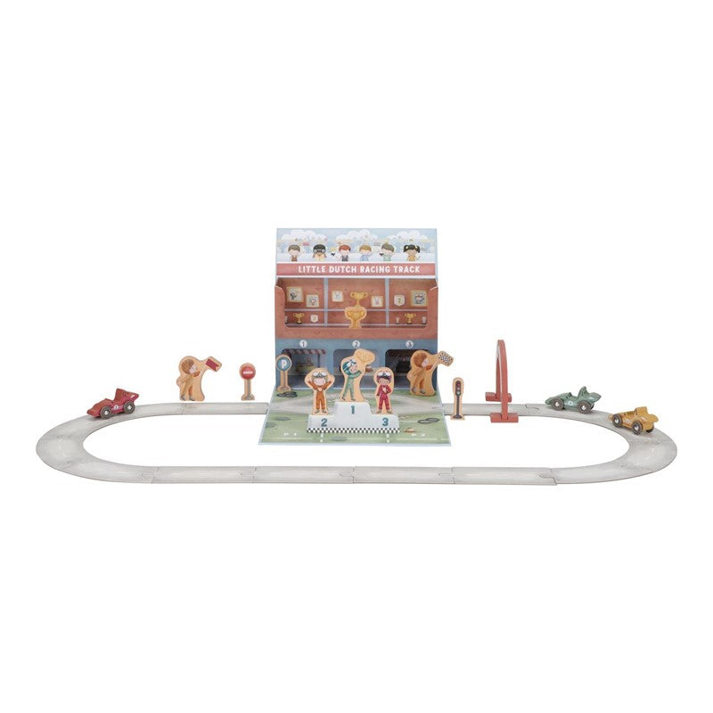 Caja de juego con pista carreras fsc - Little Dutch