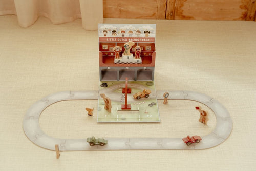 Caja de juego con pista carreras fsc - Little Dutch