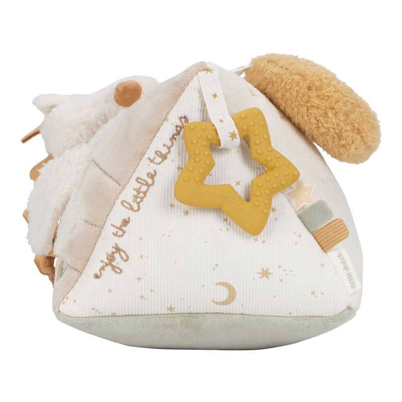 Cojín actividades triangular newborn nat - Little Dutch