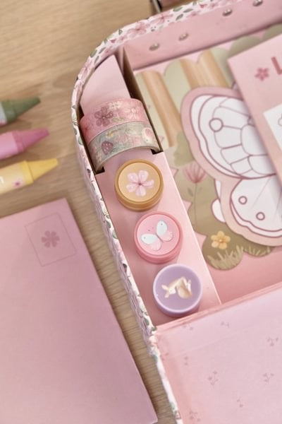 Maleta de creatividad Rosa Fairy Garden - Little Dutch