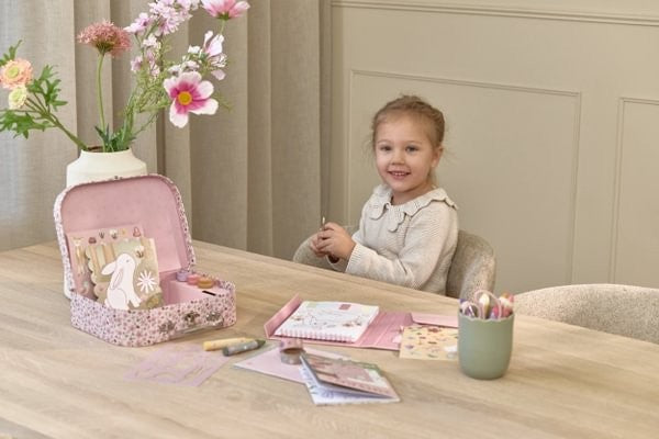 Maleta de creatividad Rosa Fairy Garden - Little Dutch