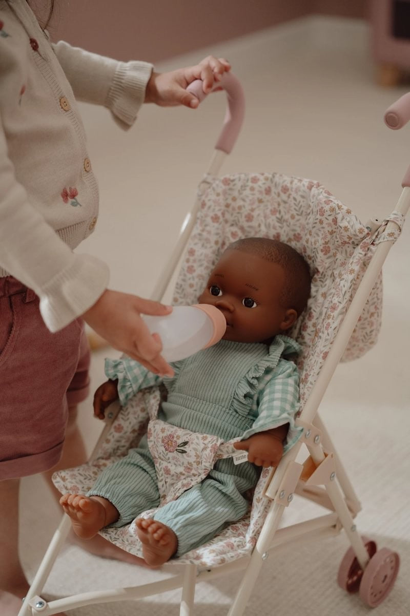 Sillita para muñeca de metal blanca - Little Dutch