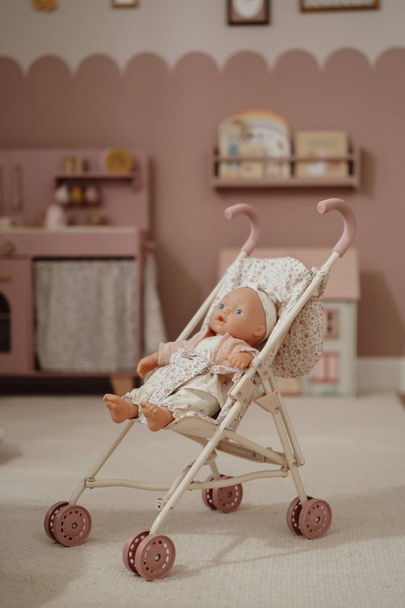 Sillita para muñeca de metal blanca - Little Dutch